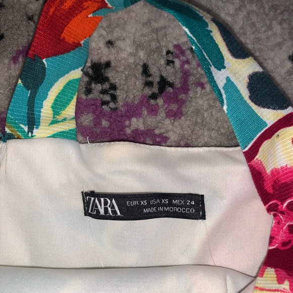 Zara vibrant floral skort romper! - Picture 3 of 4